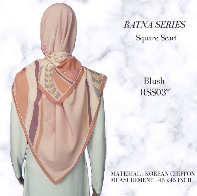Blush Square Scarf