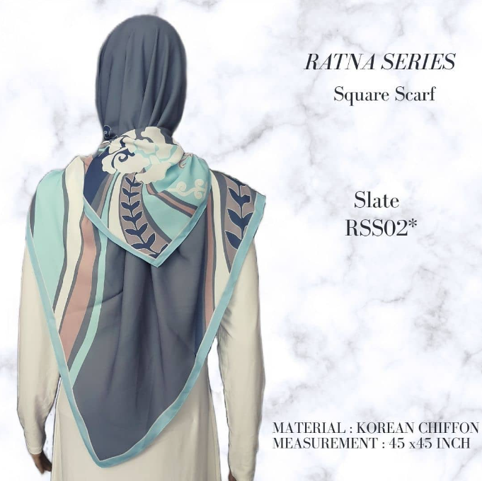 Slate Square Scarf