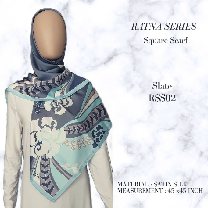 Slate Square Scarf