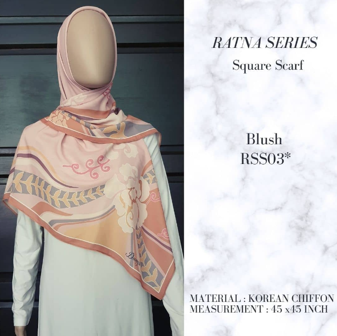 Blush Square Scarf