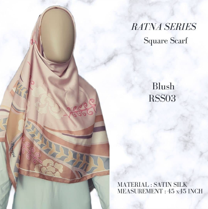Blush Square Scarf