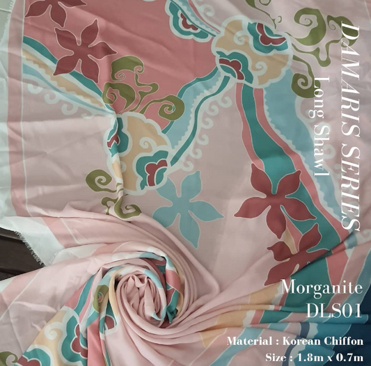 Morganite Long Shawl