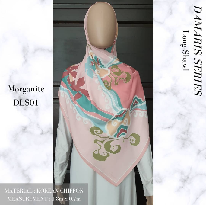 Morganite Long Shawl