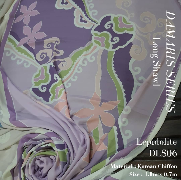 Lepidolite Long Shawl