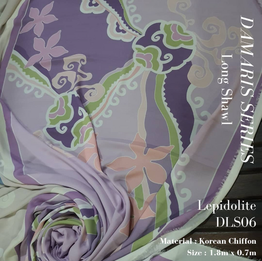 Lepidolite Long Shawl