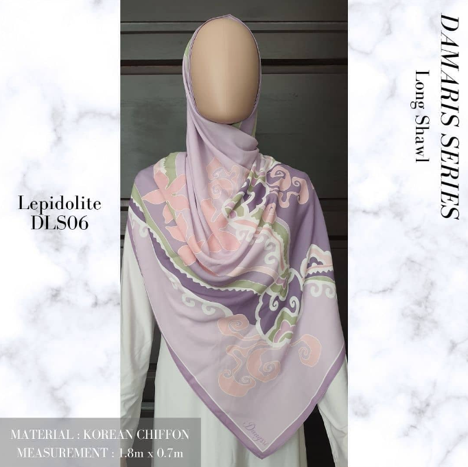 Lepidolite Long Shawl