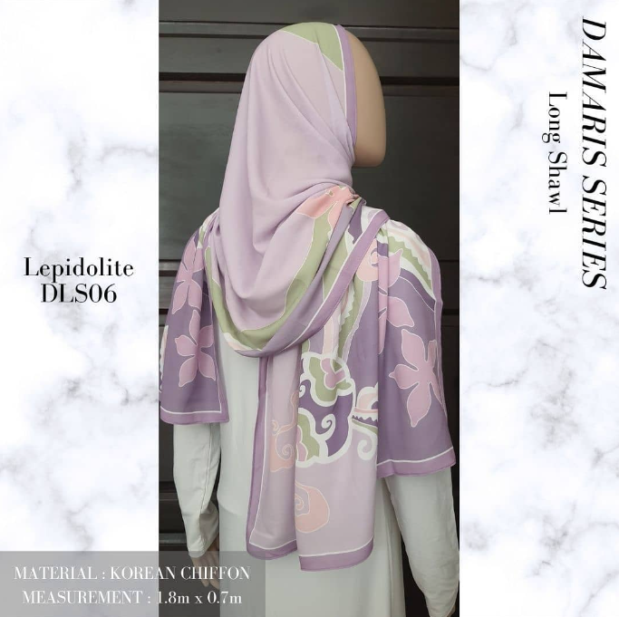 Lepidolite Long Shawl
