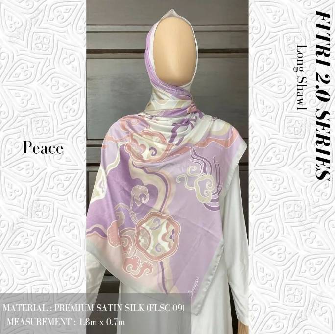 Peace Long Shawl