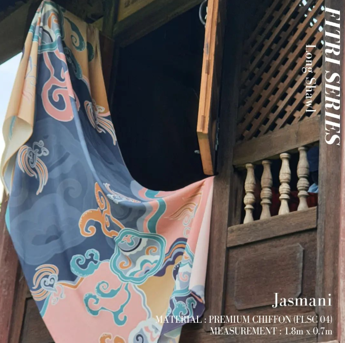Jasmani Square Scarf